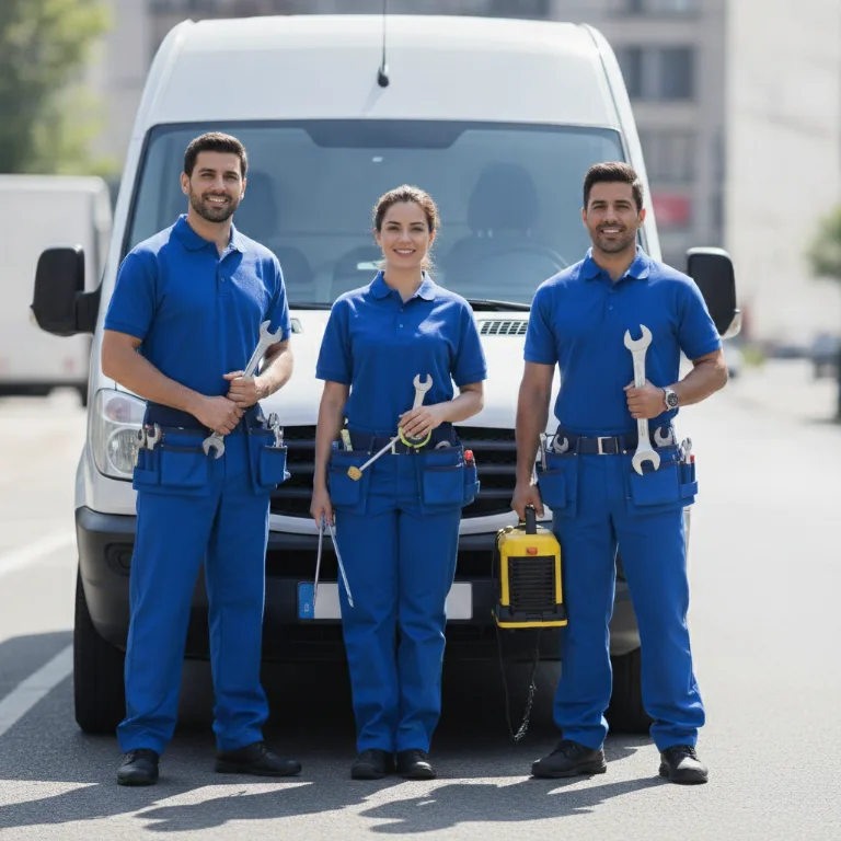 Industriewäscherei Team in Charlottenburg